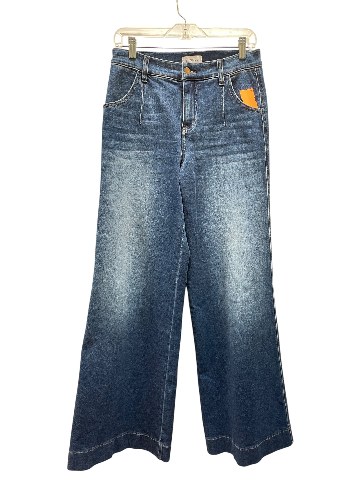 Jeans Flared By Evereve In Blue, Size:6