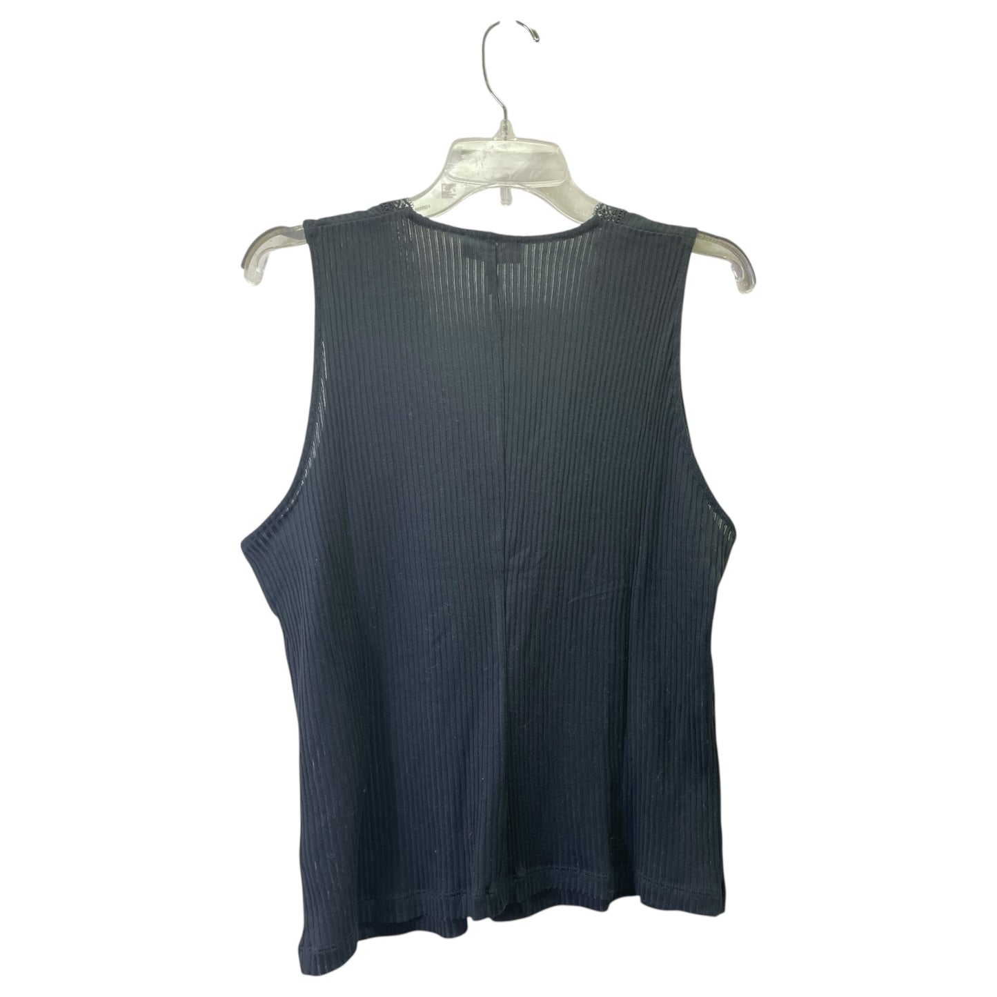 Top Sleeveless By ME+EM In Black, Size:L