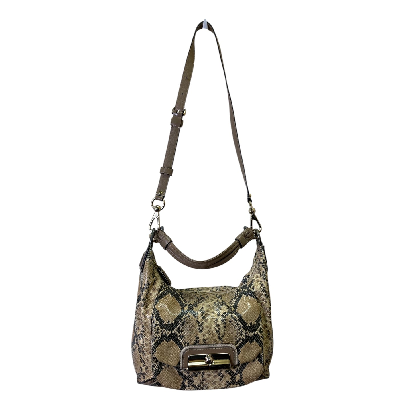 Crossbody Designer By Coach In Animal Print, Size:Large