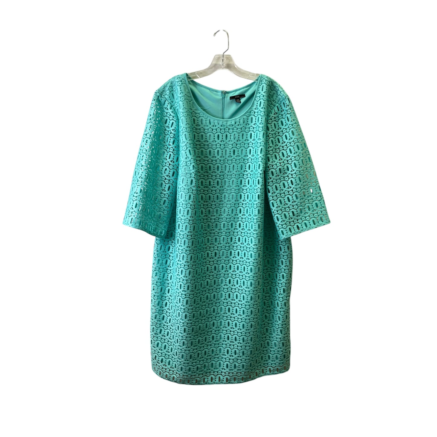 Dress Casual Midi By R And K Originals In Aqua, Size:3