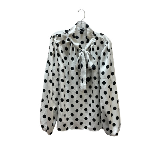 Top Ls By Shein In Black & White, Size:4X