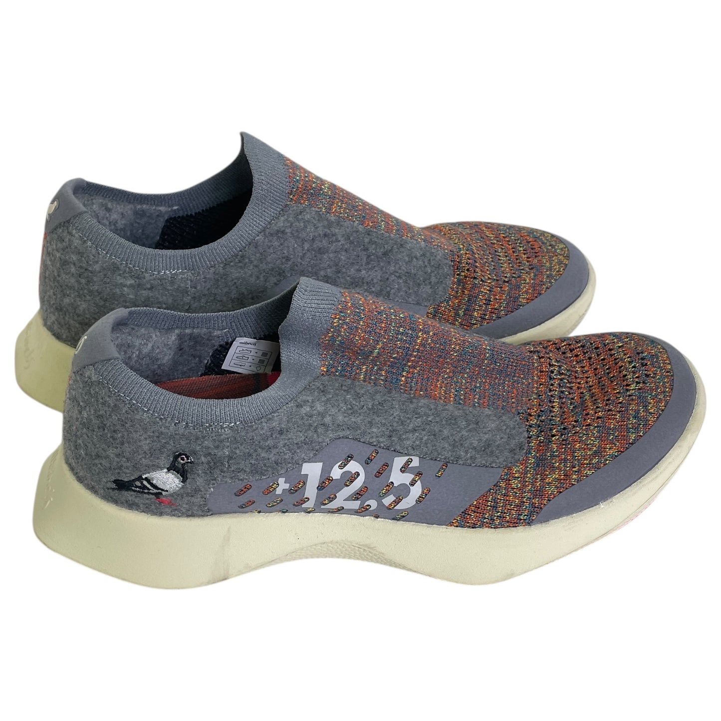 Shoes Athletic By Allbirds In Grey & Orange, Size:6.5