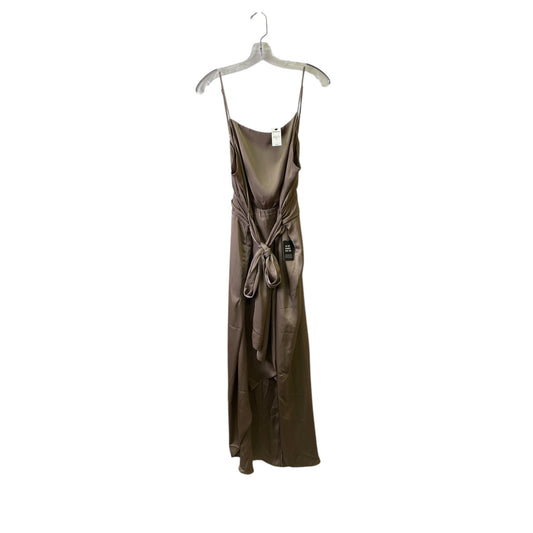 Dress Party Long By Express In Brown, Size:Xl