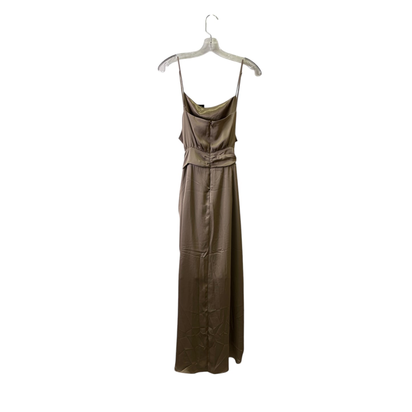 Dress Party Long By Express In Brown, Size:Xl
