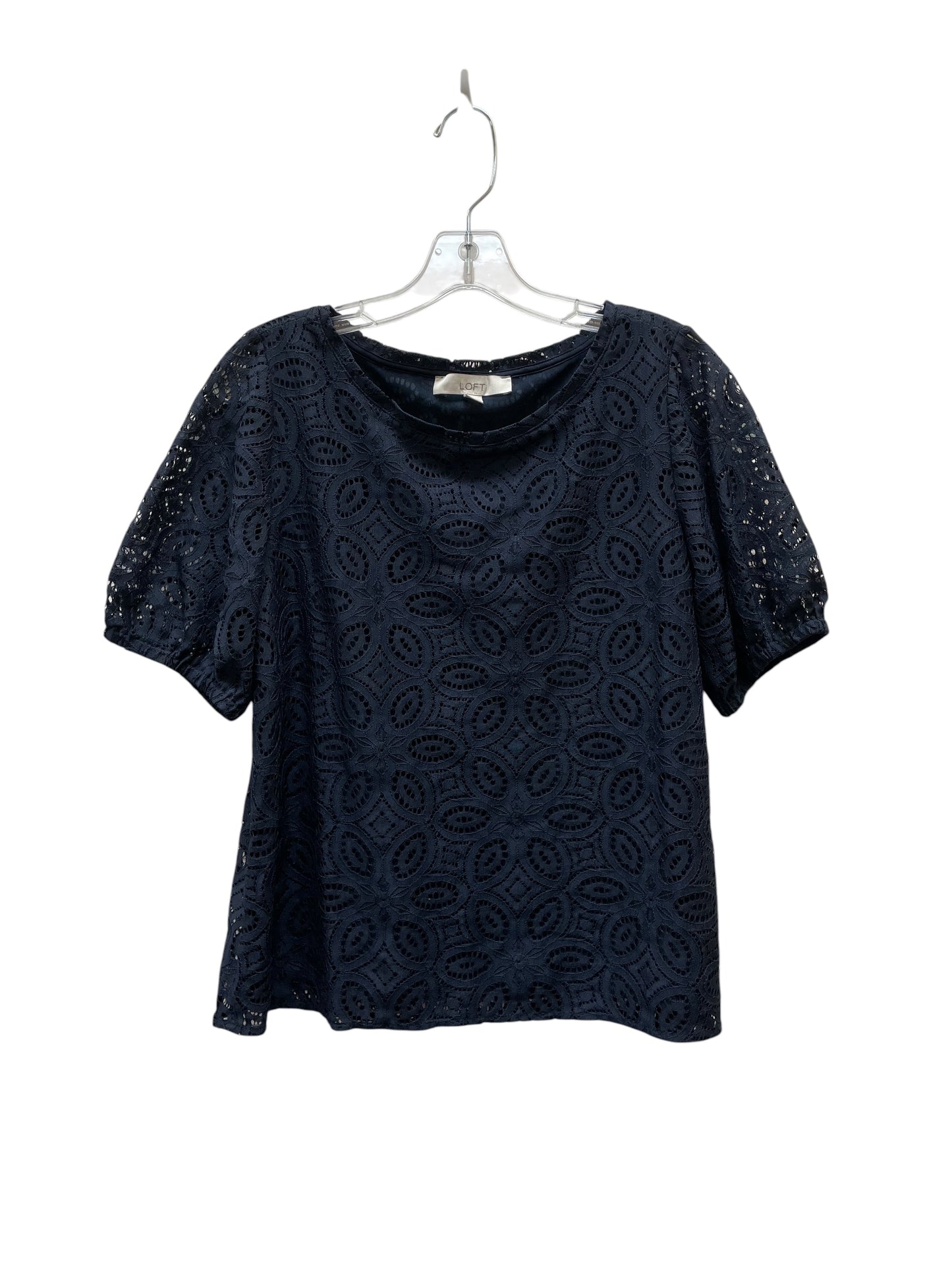 Top Ss By Loft In Navy, Size:S