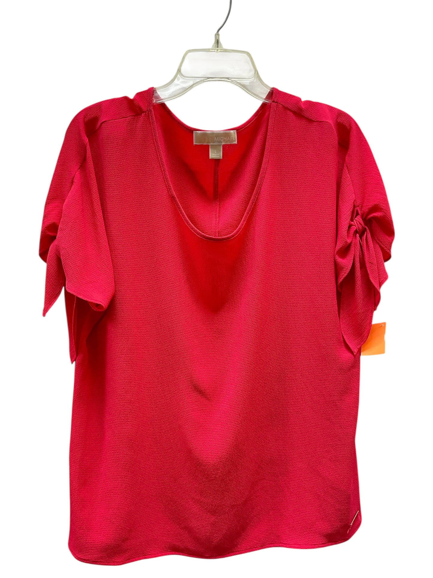 Blouse Ss By Michael By Michael Kors In Pink, Size:L