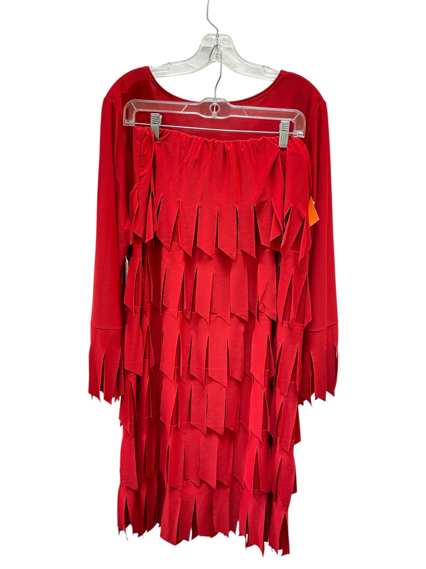 Skirt Set 2Pc By PROMISE In Red, Size:1X