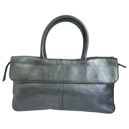Handbag Leather By Kate Landry In Grey, Size:Small