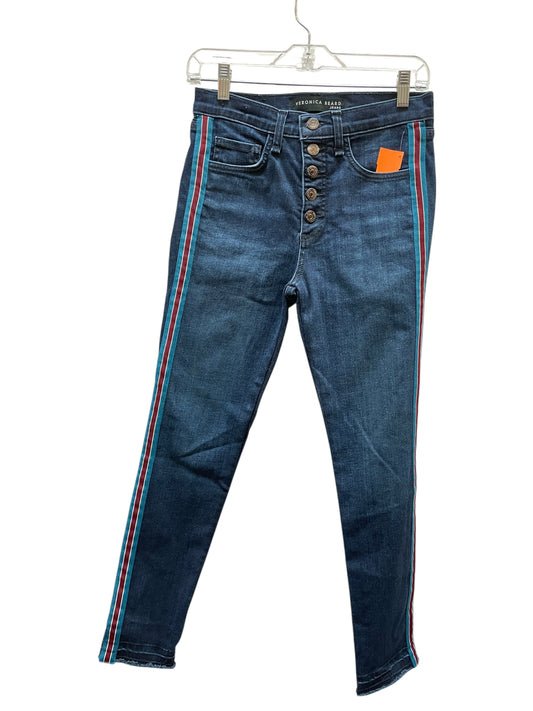 Jeans Skinny By Veronica Beard In Blue Denim, Size:2