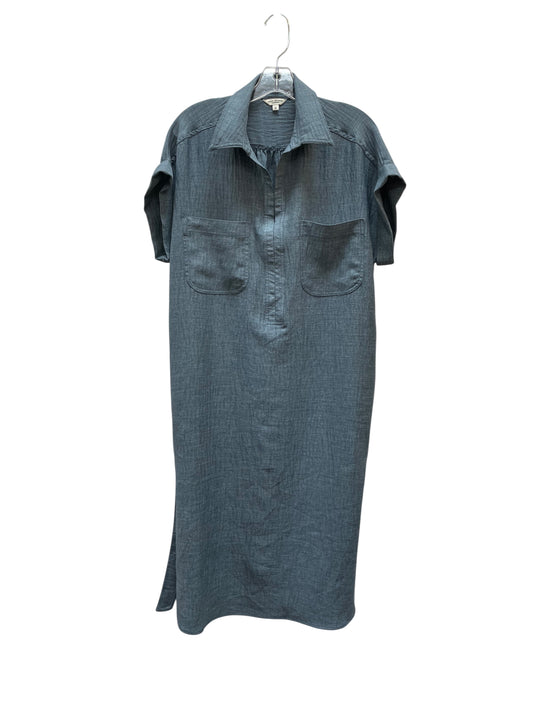 Dress Casual Midi By Max Studio In Blue Denim, Size:M