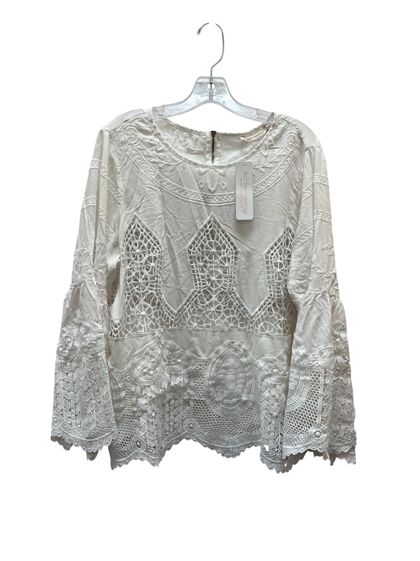 Top Ls Basic By Soft Surroundings In White, Size:Xl
