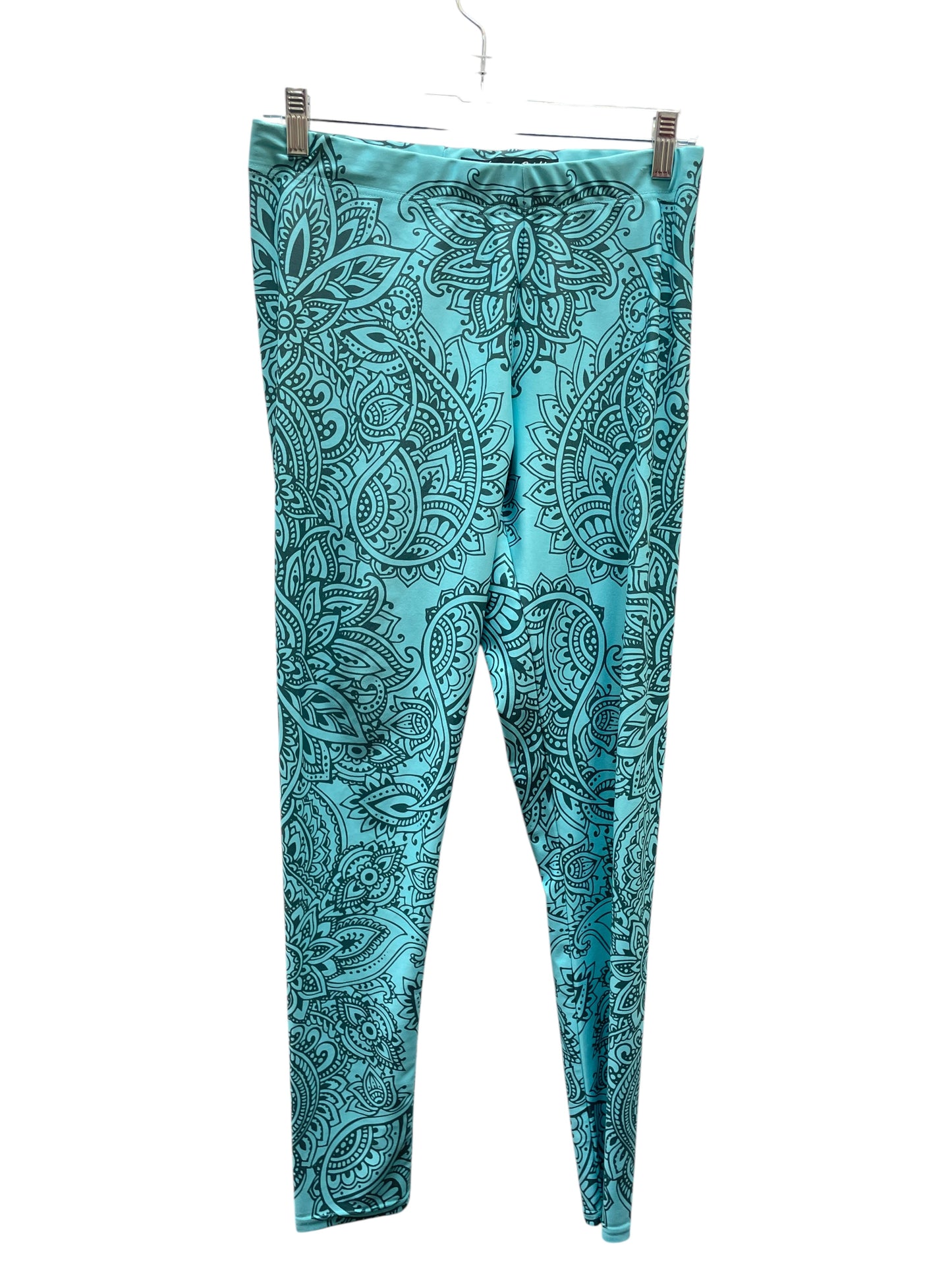 Athletic Leggings By GEAR BUNCH In Blue, Size:L