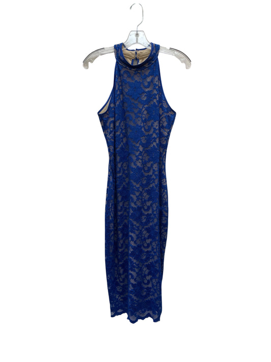 Dress Party Midi By Mmondschein In Blue, Size:L