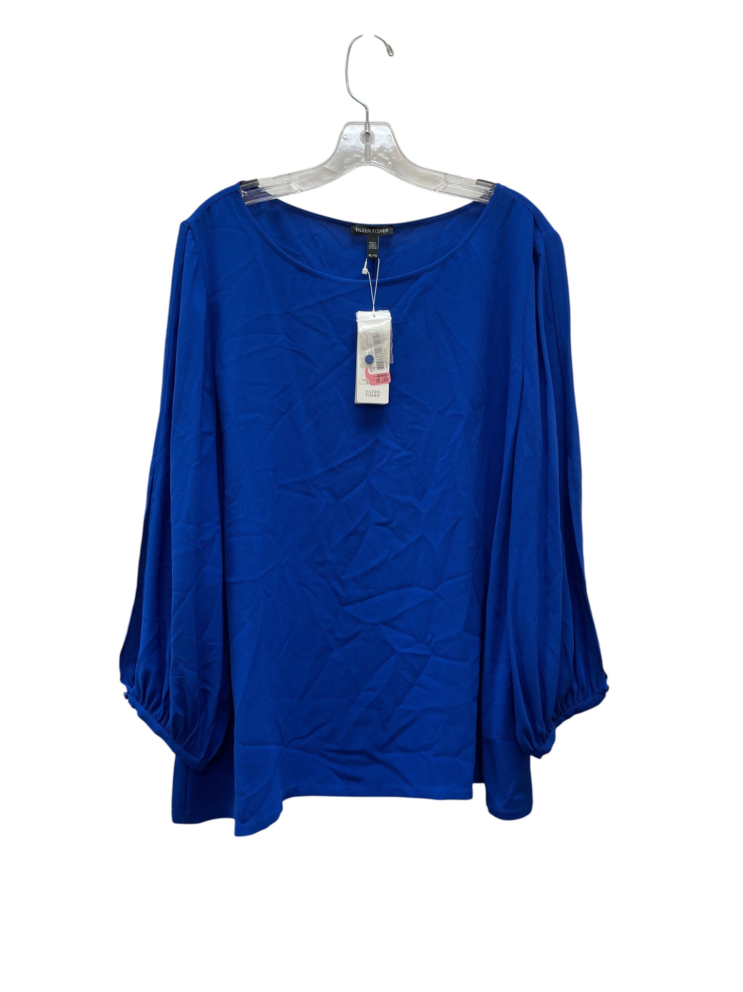 Top Ls By Eileen Fisher In Blue, Size:Xl