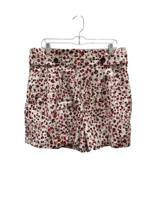 Shorts By Ann Taylor In Red & Tan, Size:14