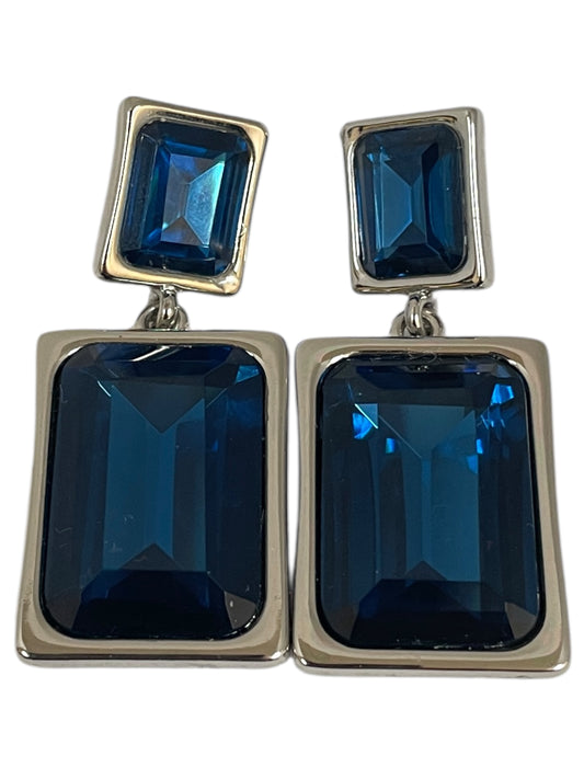 Earrings Dangle/Drop By Lane Bryant In Blue & Silver