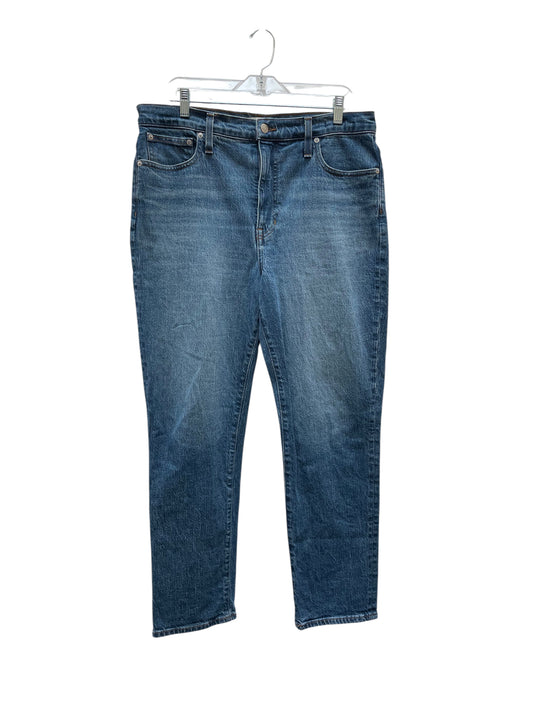 Jeans Flared By Madewell In Navy, Size:8