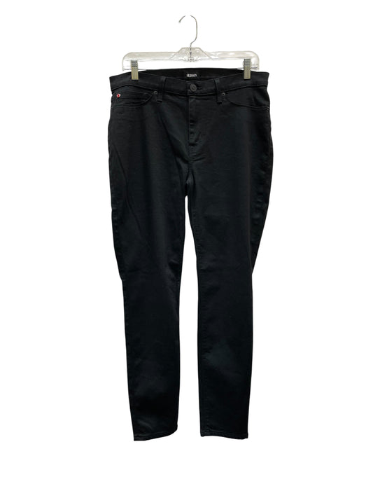 Jeans Cropped By Hudson In Black Denim, Size:8