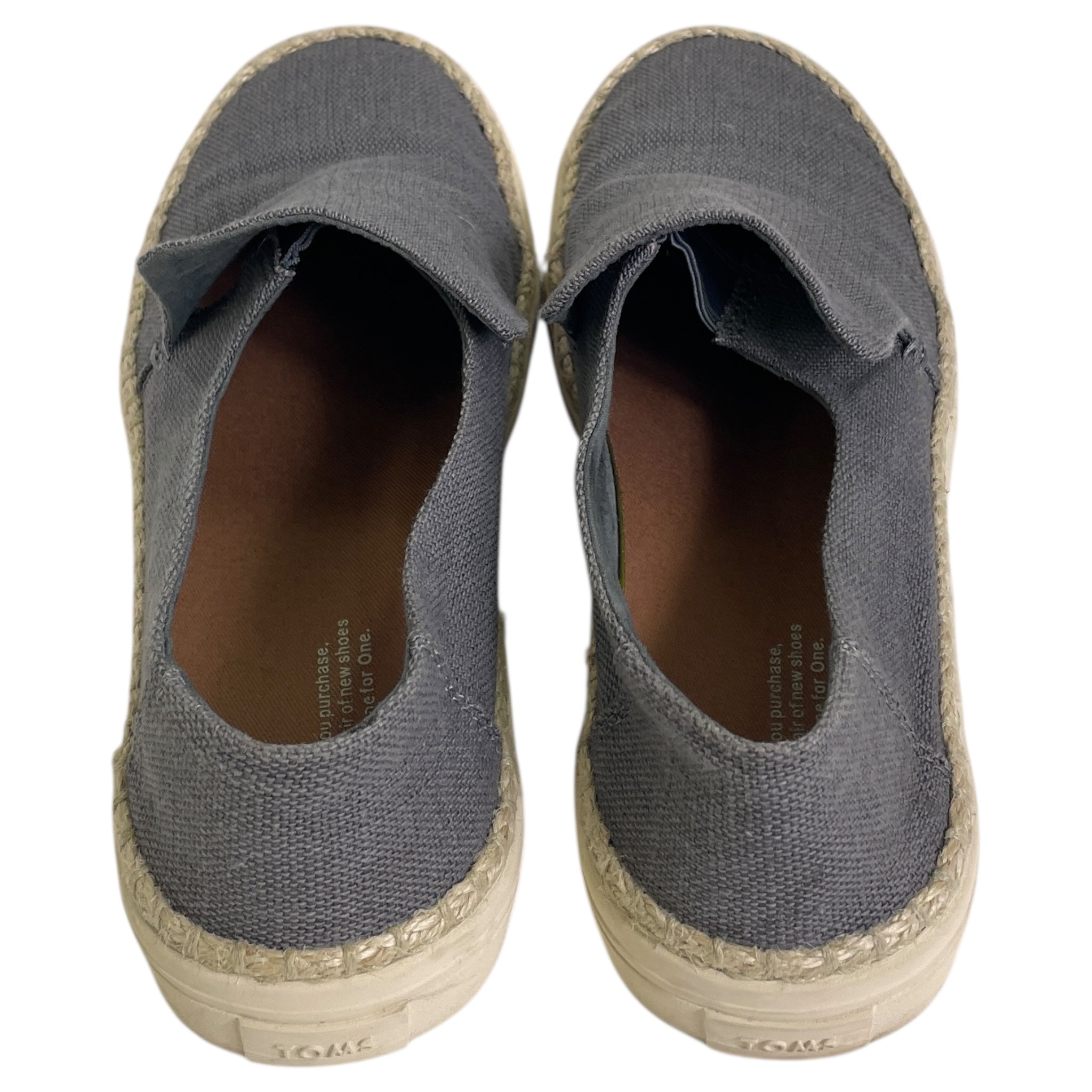 Shoes Sneakers By Toms In Grey, Size:9.5 – Clothes Mentor Mayfield