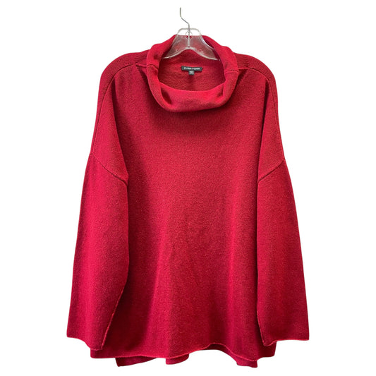 Sweater By Eileen Fisher In Red, Size:Xl