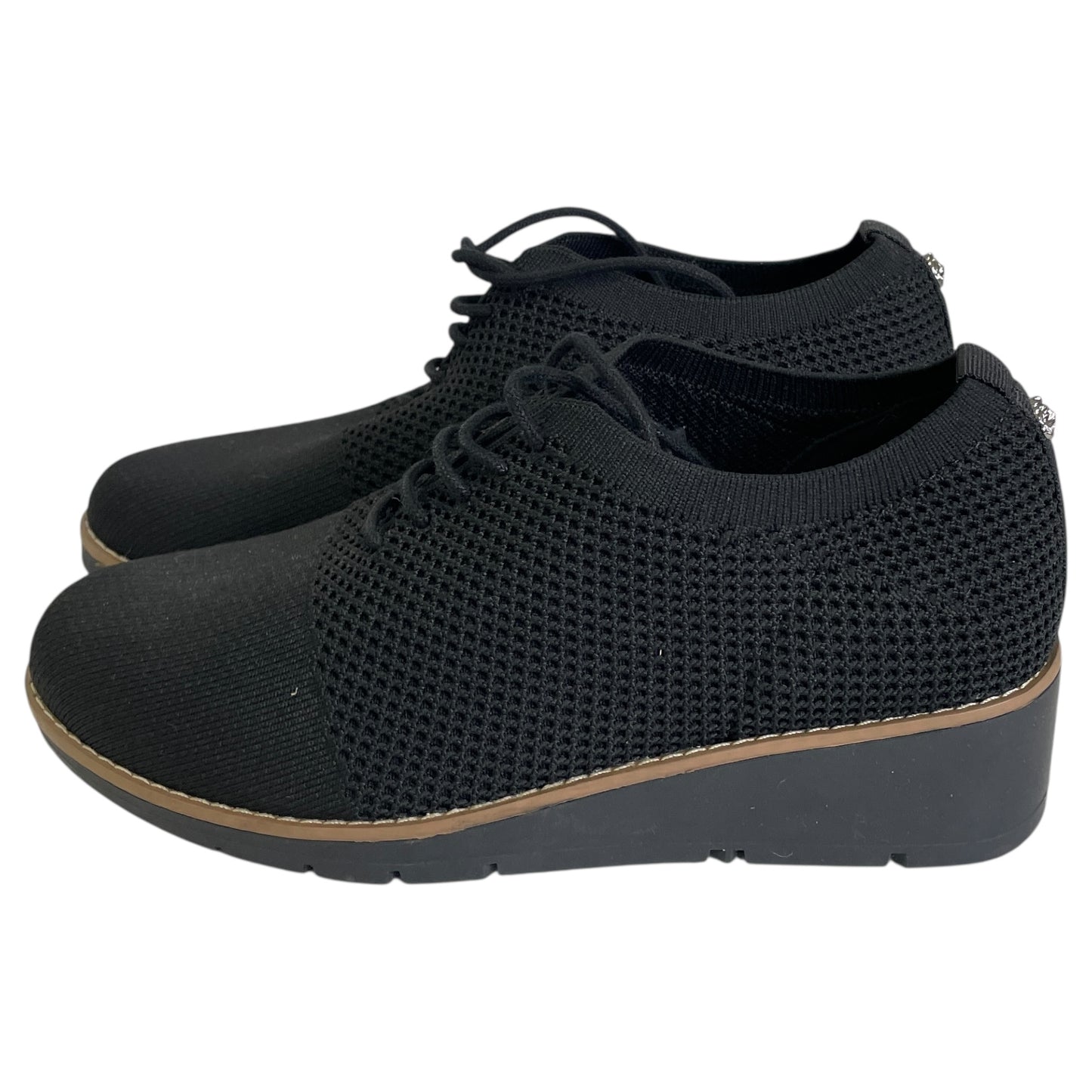Shoes Heels Wedge By Calvin Klein In Black, Size:7