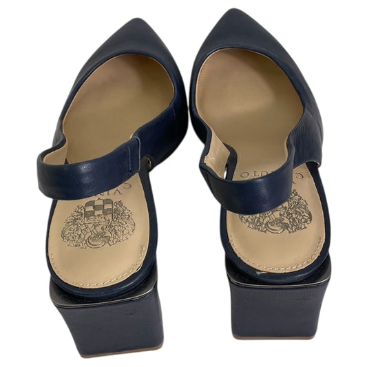 Shoes Heels Block By Vince Camuto In Blue, Size:7.5