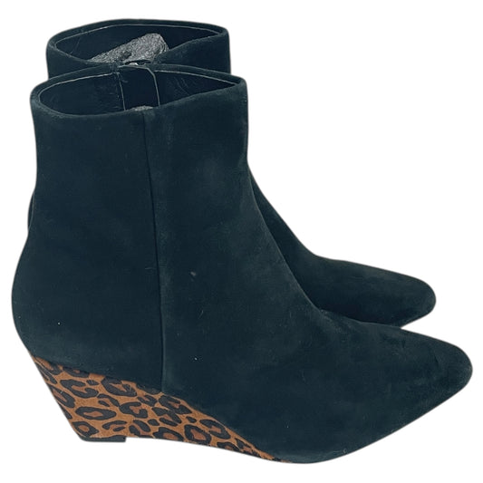 Boots Ankle Heels By Donald Pliner In Black & Brown, Size:6