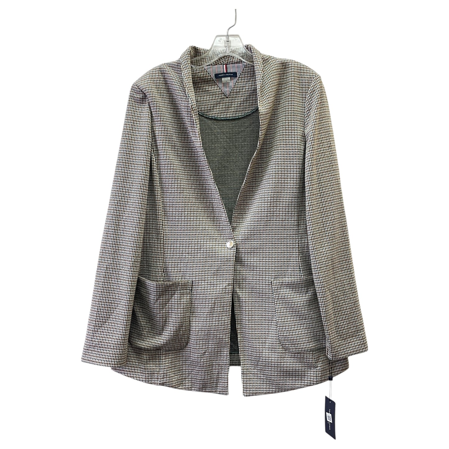Blazer By Tommy Hilfiger In Brown & Tan, Size:14
