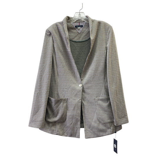 Blazer By Tommy Hilfiger In Brown & Tan, Size:14
