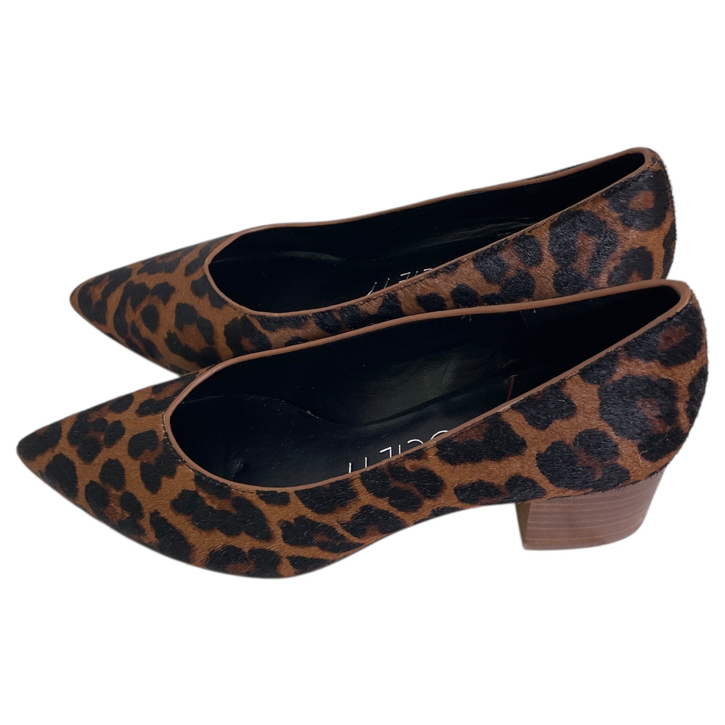 Shoes Heels Block By Sole Society In Animal Print, Size:6.5