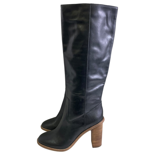 BOOTS KNEE HEELS by MADEWELL In BLACK, Size: 8.5