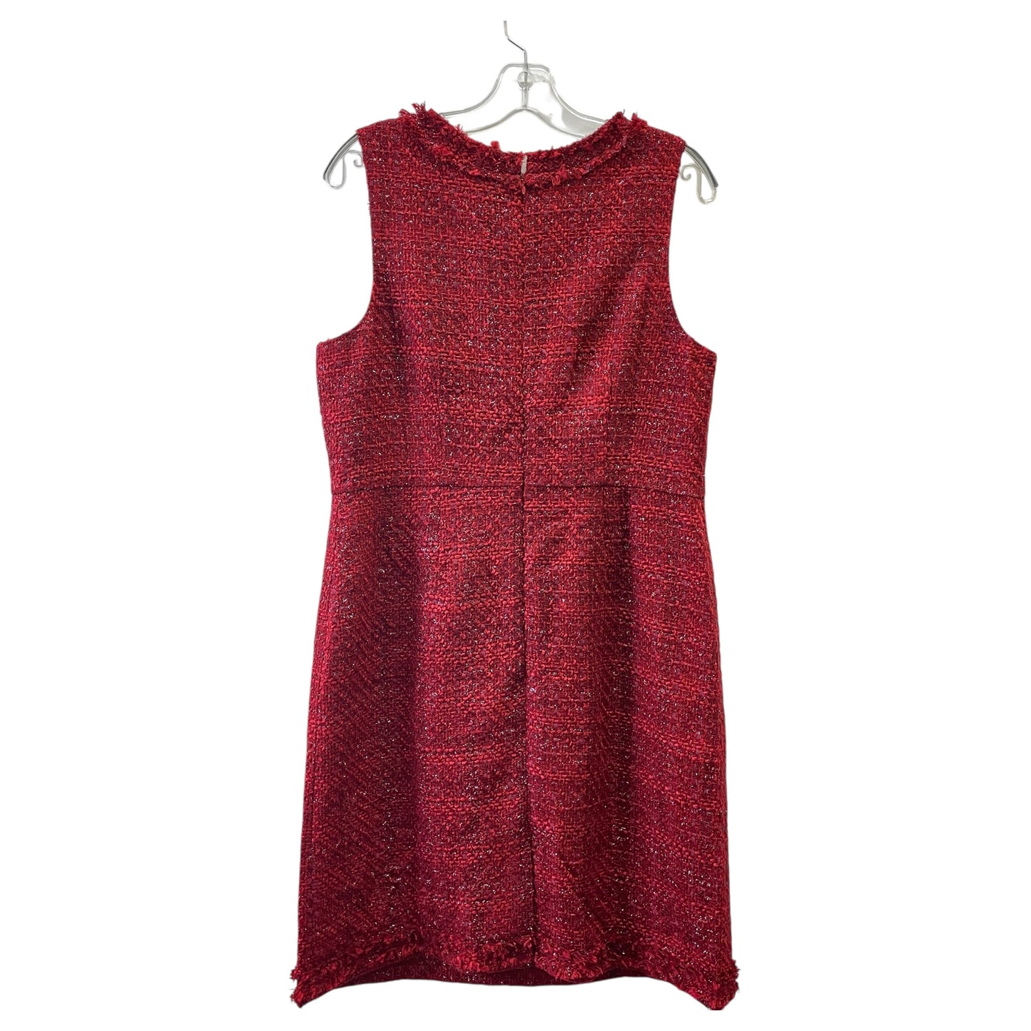 Dress Work By Lands End In Red, Size:L