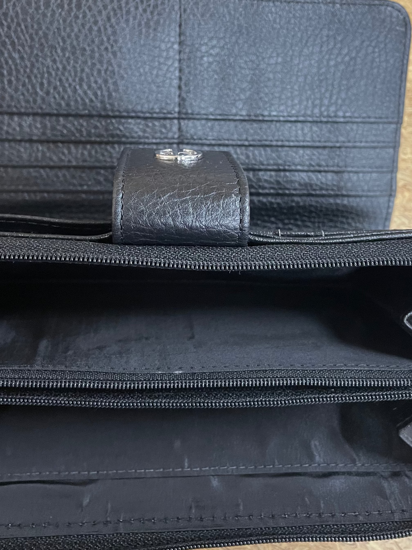 Wallet Leather By Giani Bernini In Black, Size:Medium