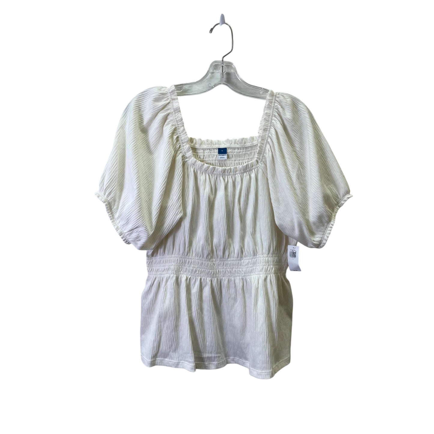 Top Ss By Old Navy In Cream, Size:L