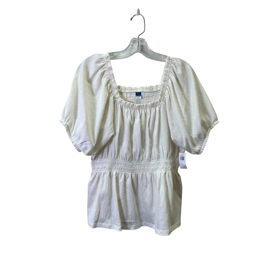 Top Ss By Old Navy In Cream, Size:L