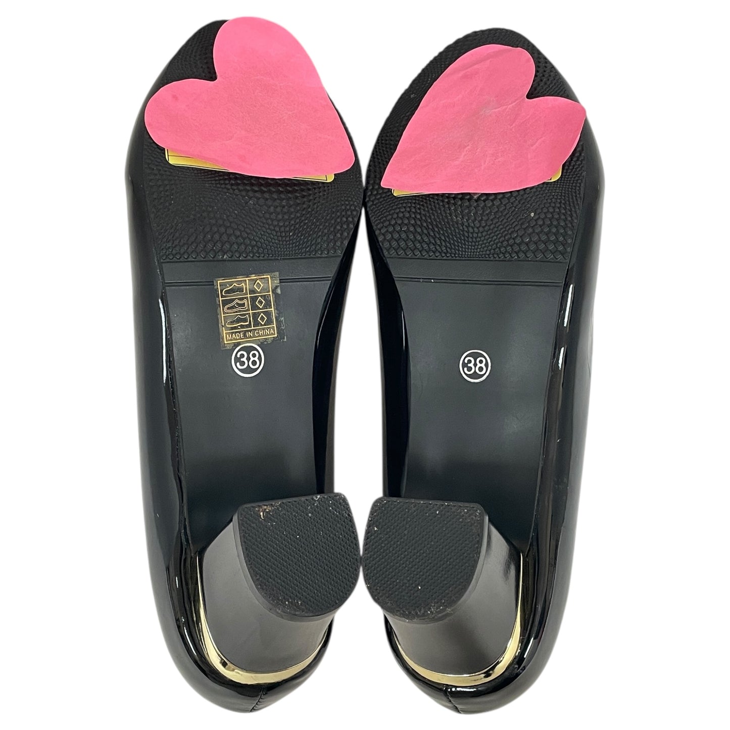 Shoes Heels Block By Cme In Black, Size:7.5
