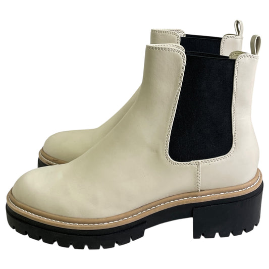 Boots Ankle Flats By Open Edit In White, Size:11