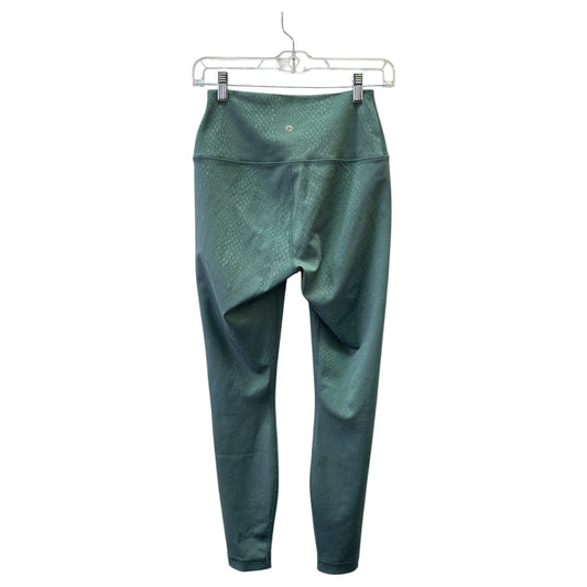 Athletic Leggings By 90 Degrees By Reflex In Green, Size:S