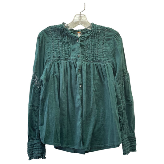 Top Ls Basic By Free People In Green, Size:M