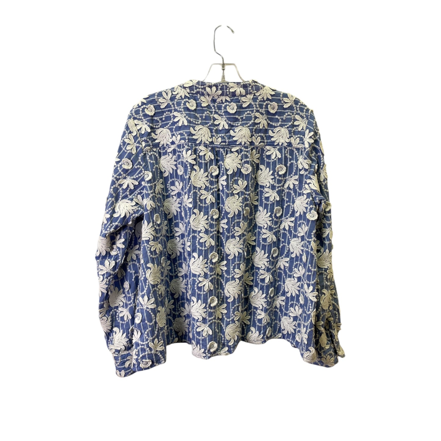 Top Ls By Pilcro In Blue & White, Size:M