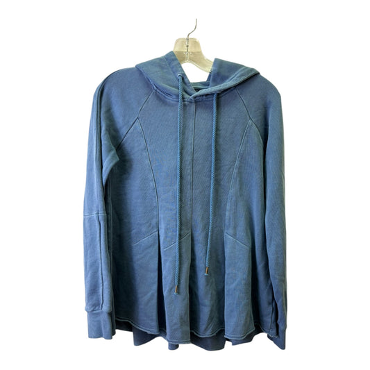 Athletic Sweatshirt Hoodie By Pilcro In Blue, Size:Xs