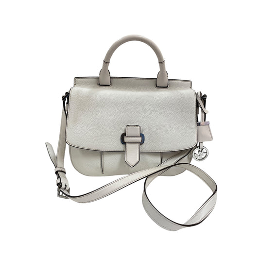Handbag Designer By Michael Kors In White, Size:Medium