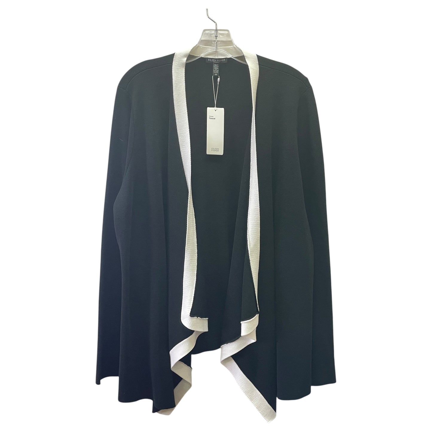Cardigan By Eileen Fisher In Black, Size:2X