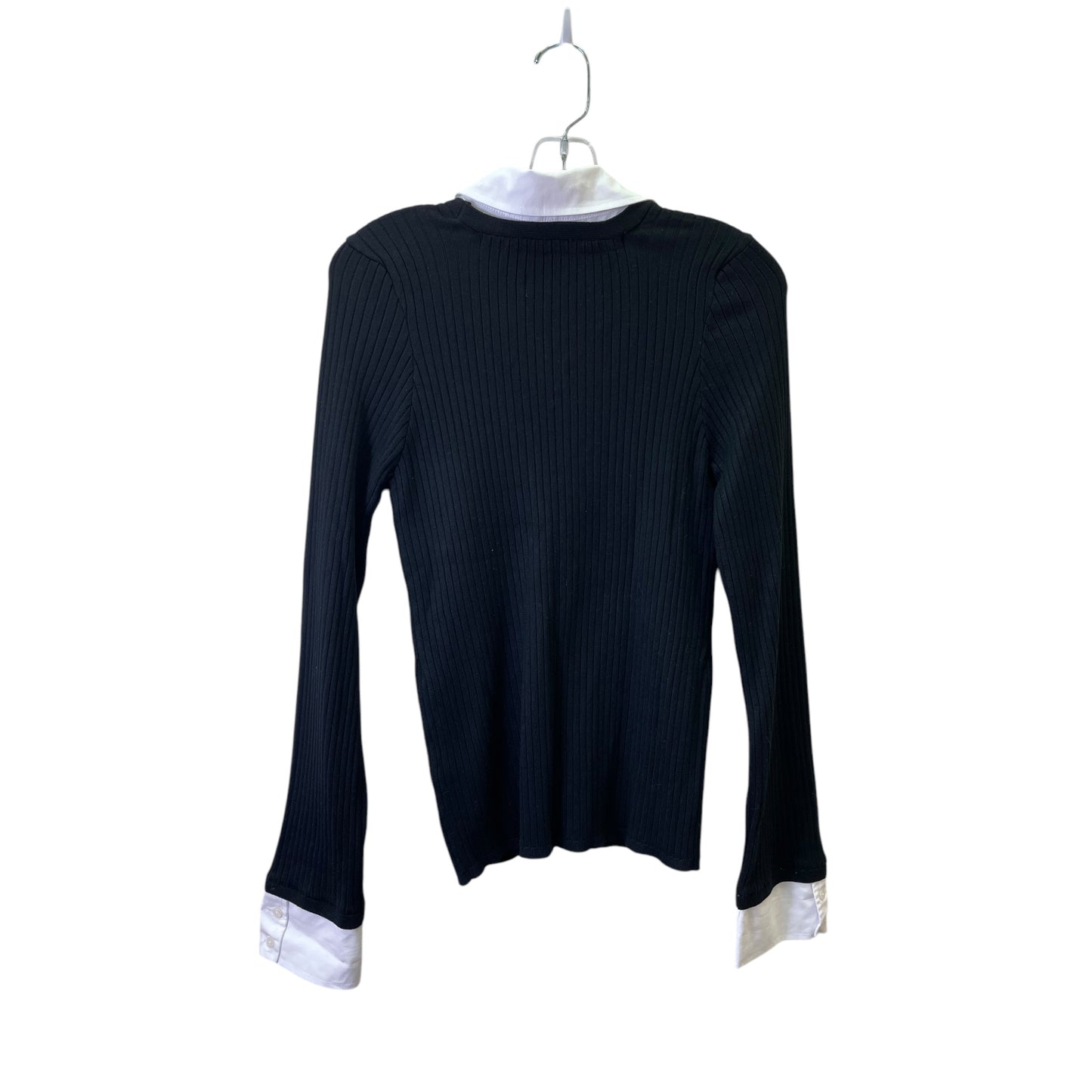 Sweater By Anthropologie In Black & White, Size:M