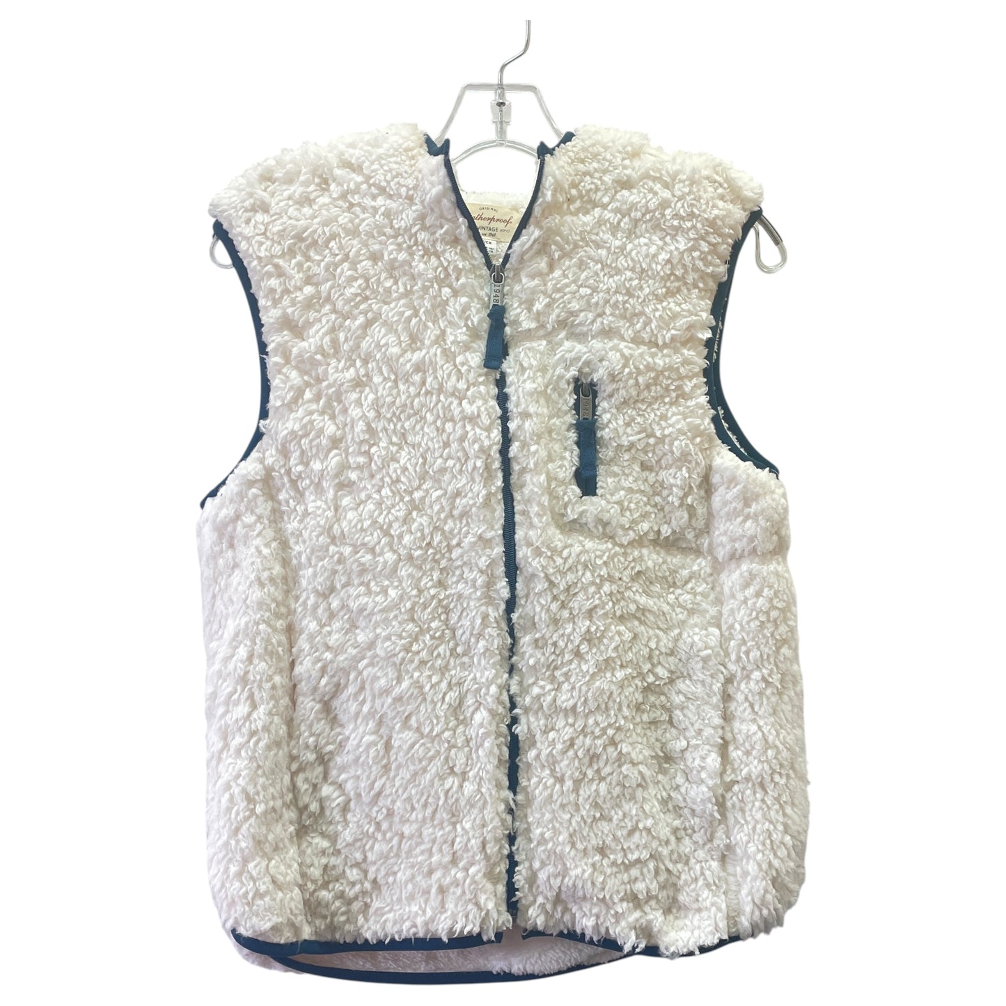 Vest Fleece By Vintage In Cream, Size:S