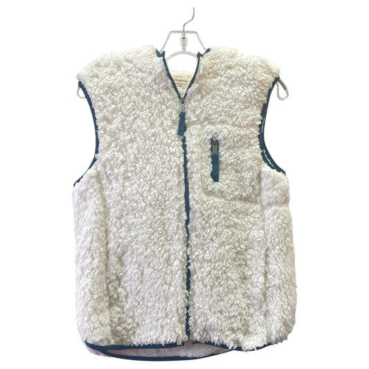 Vest Fleece By Vintage In Cream, Size:S
