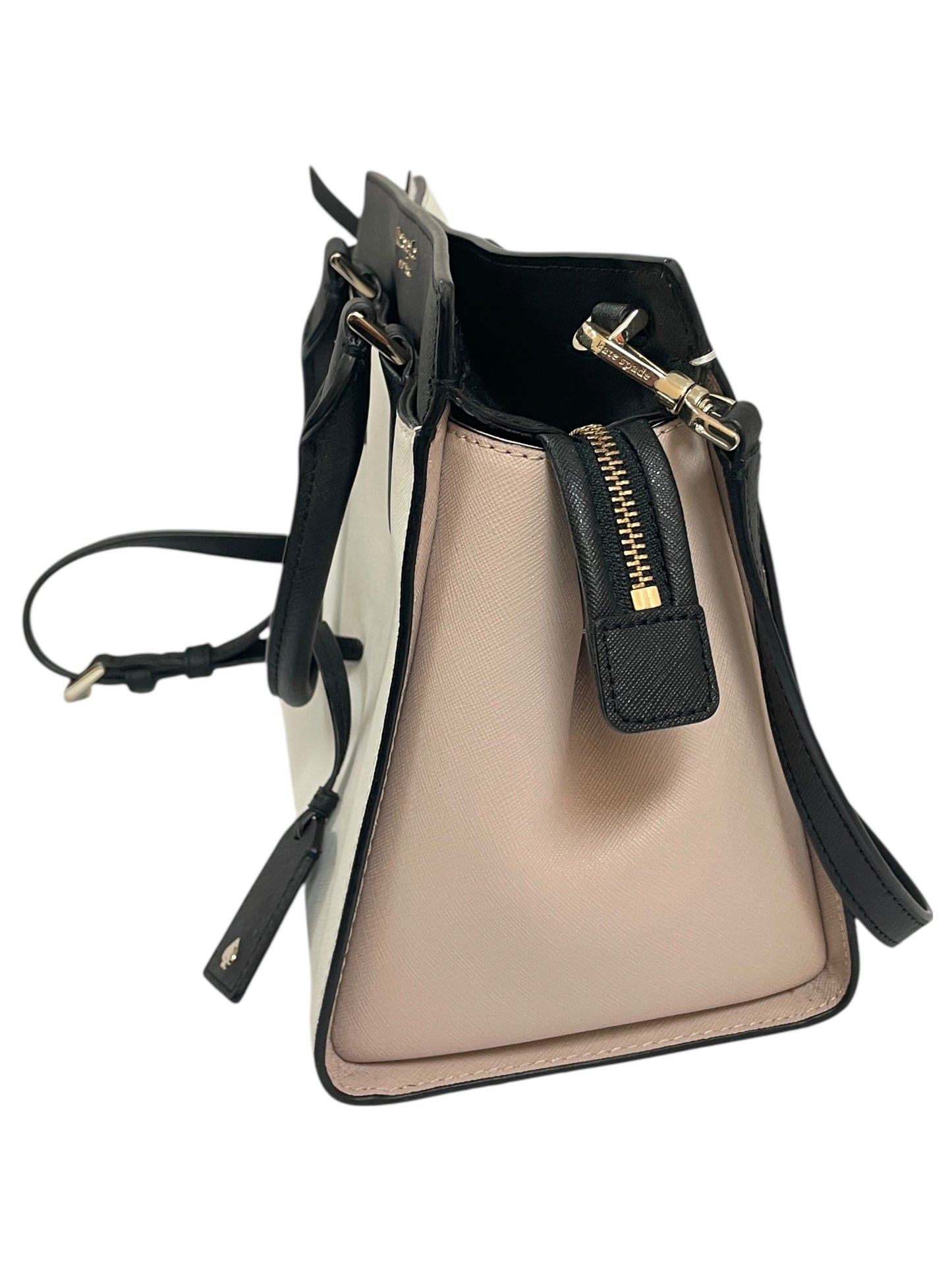 Crossbody Designer By Kate Spade In Pink & White, Size:Medium