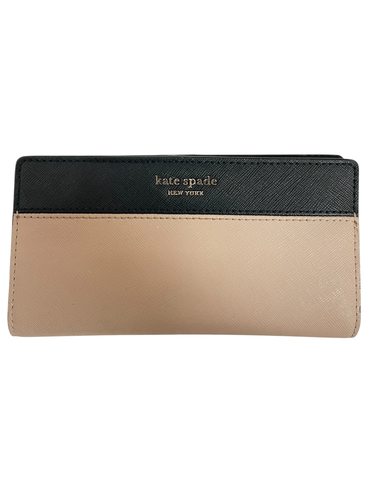 Wallet Designer By Kate Spade In Black & Cream, Size:Small