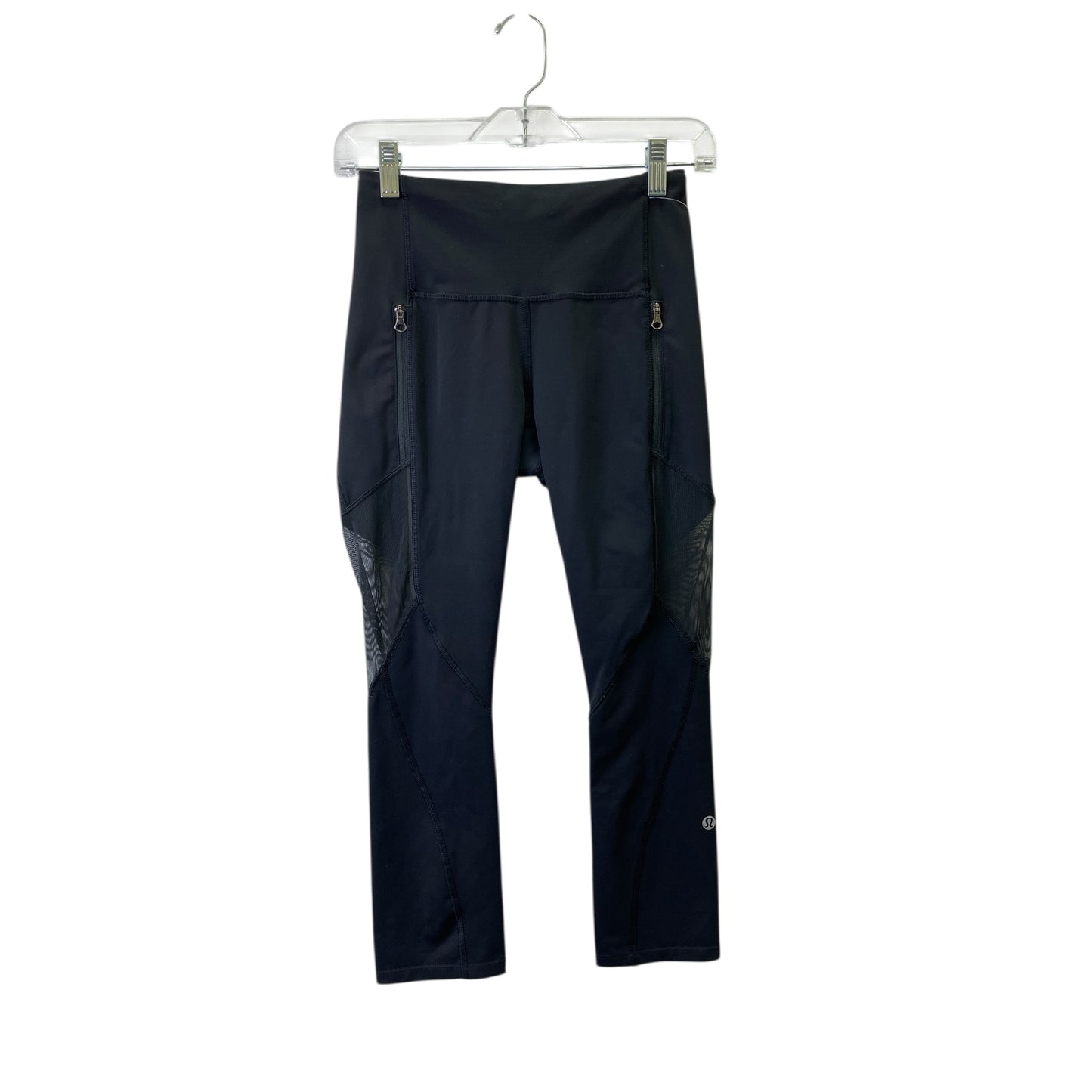 Athletic Leggings Capris By Lululemon In Black, Size:S