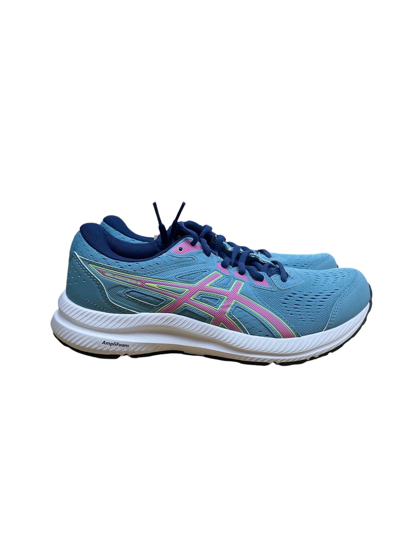 Shoes Athletic By Asics In Blue & Pink, Size:8.5